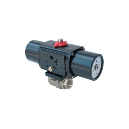 Gemini Valve Gemini Valve S/S Ball Valve W/500 Series Spring-Return Pneumatic Actuator, 3/4" 3/4 86-6-RT-6-A512SR-PMK-3-A510